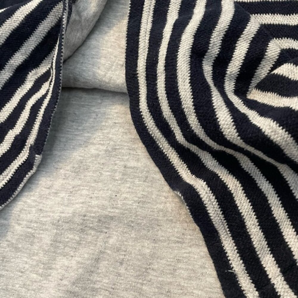 Dog Dept Santa Monica California Navy Striped Top - Picture 9 of 12